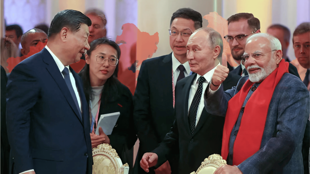 PM Modi and President Xi Jinping's historic meeting discussing India-China relations, diplomacy, and regional stability