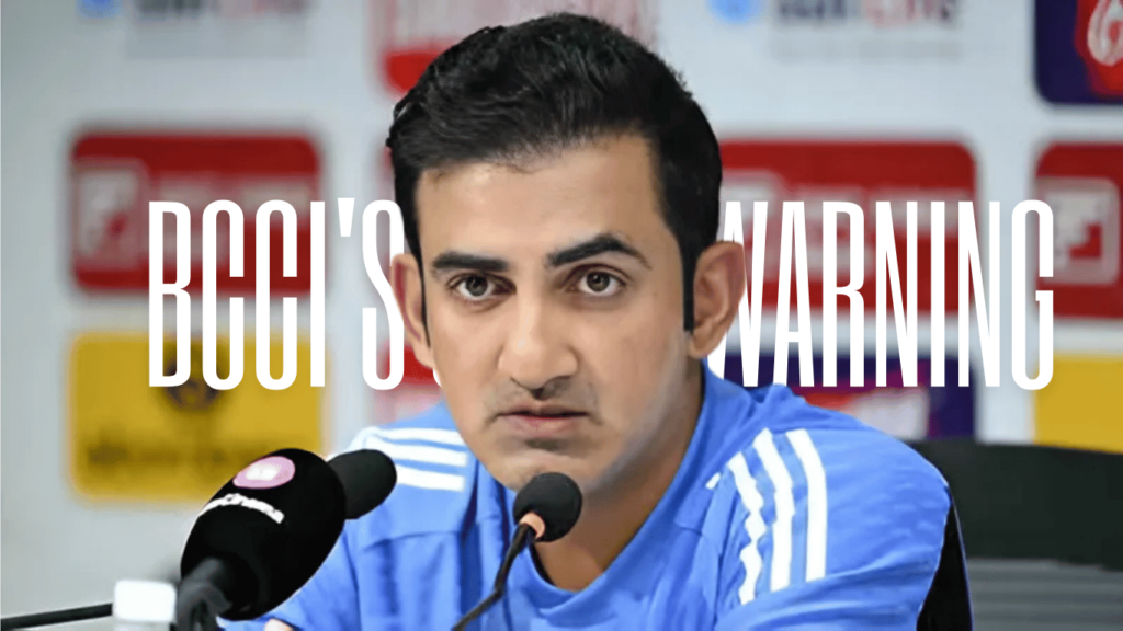 Gautam Gambhir under pressure after BCCI warning and historic series loss